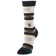 Unisex Trail Bound Black Crew Socks