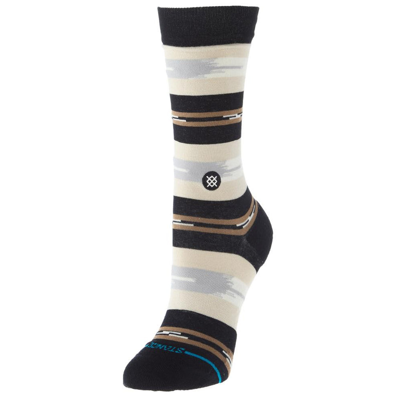 Unisex Trail Bound Black Crew Socks