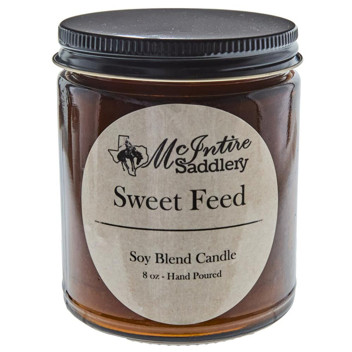 Sweet Feed 8 oz. Amber Glass Jar Candle