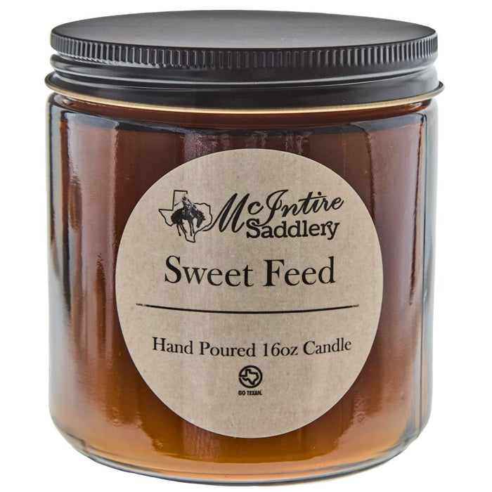 Sweet Feed 16 oz. Amber Glass Jar Candle