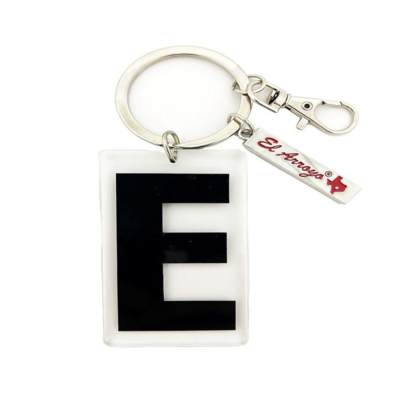 Marquee Letter E Keychain