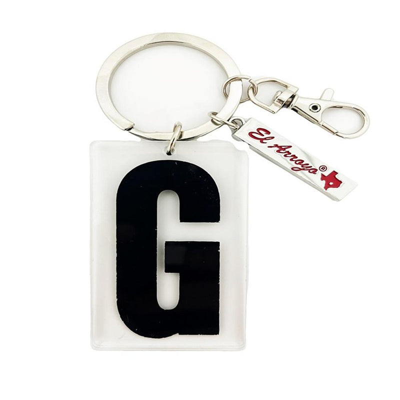 Marquee Letter G Keychain