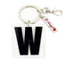 Marquee Letter W Keychain