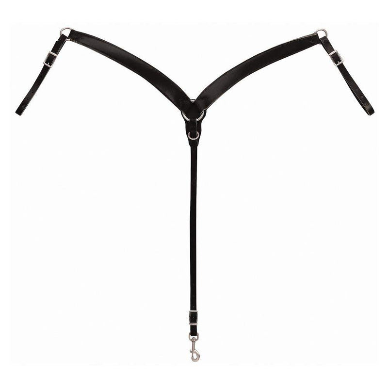 Weaver Leather Black Contoured Breast Collar