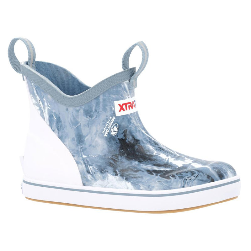 Kids Mossy Oak Elements Blue Ankle Deck Boot