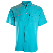Hooey Men's Sol Blue Short Sleeve Pearl Snap Shirt