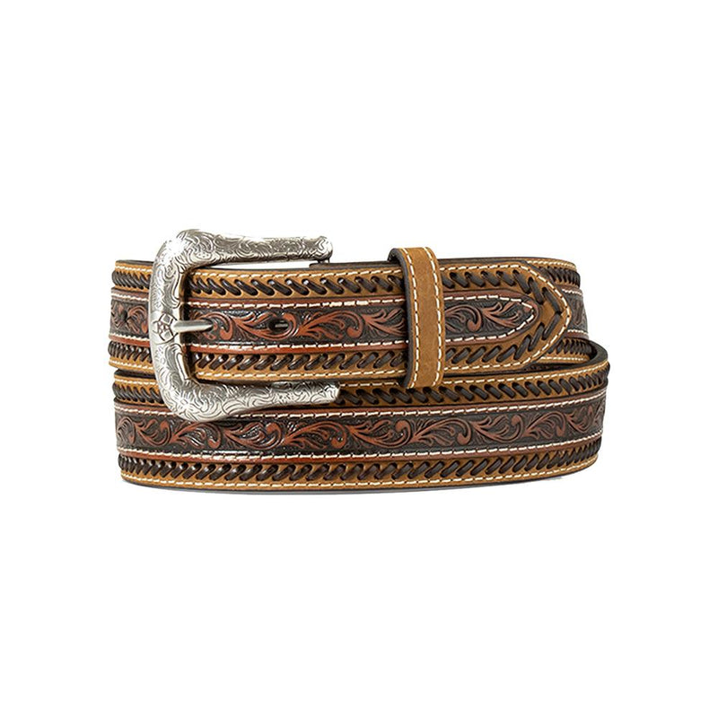 Ariat Men's Buck Laced Floral Belt