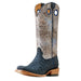 Women`s Navy Sueded Caiman Belly Futurity Boon Cowgirl Boot