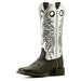 Women`s Dark Carbon Vamp Antique Silver Top Round Up Ryder Boot