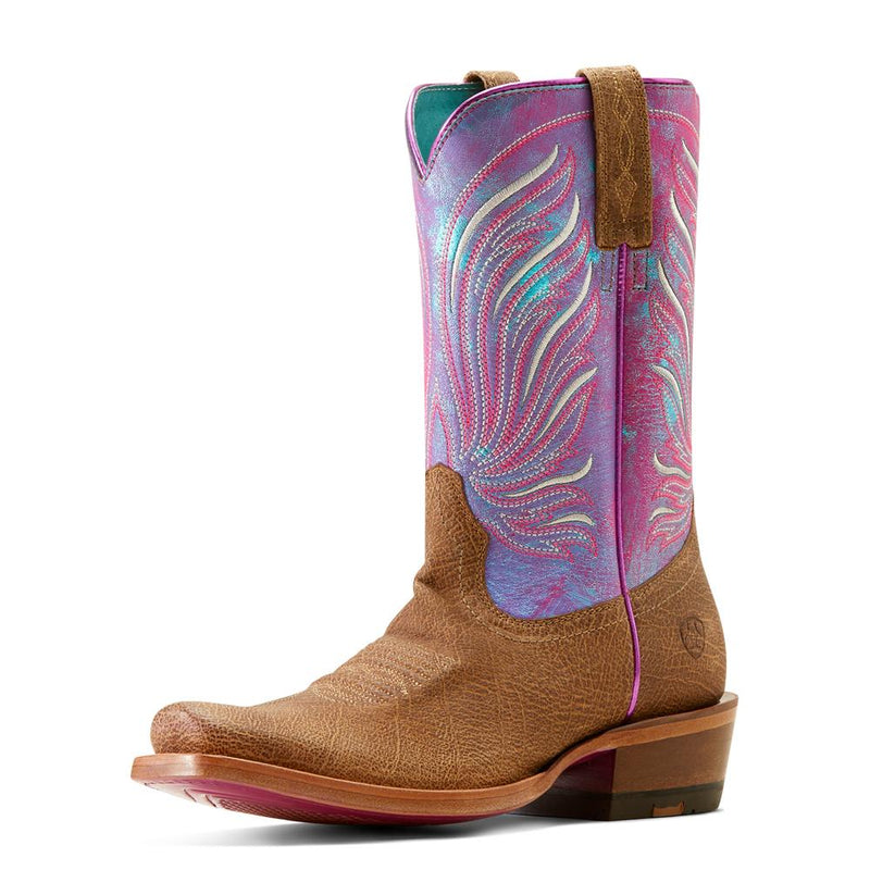 Women`s Futurity Dash Tan Vamp 10In Multi Pink Top Boot