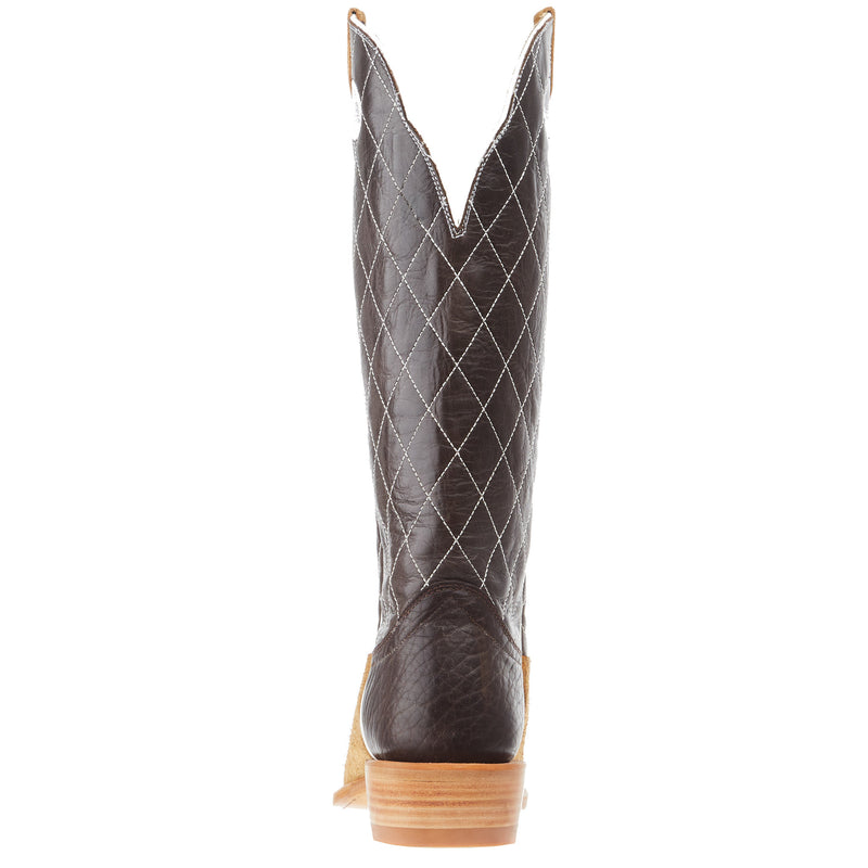Hondo Enterprises Inc Men's Maple Crazy Horse 16in. Brown Volcano Top Cowboy Boots