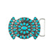 Turquoise Bowtie Cluster Buckle