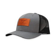 Solo Steer Square Leather Patch Mesh Back Cap