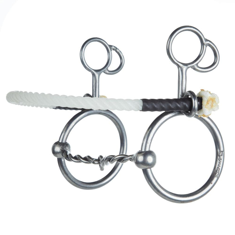 Hallie Combo Twisted Wire O Ring Gag Bit