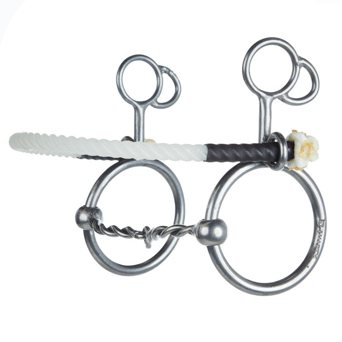 Hallie Combo Twisted Wire O Ring Gag Bit