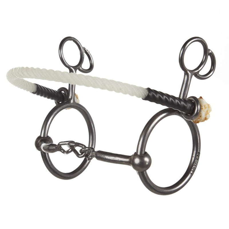Hallie Combo Smooth Chain Center O Ring Gag Bit