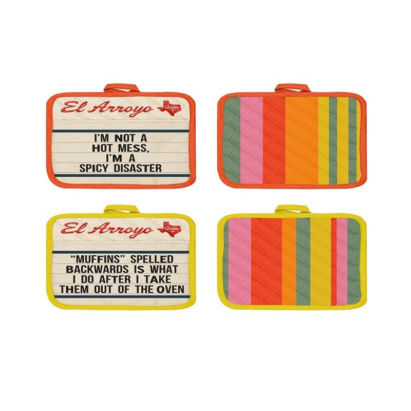 Marquee Spicy Disaster Pot Holder Set