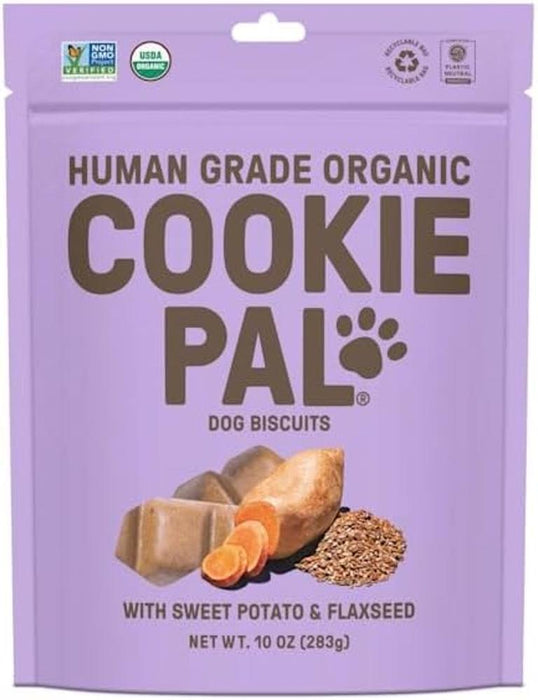 Cookie Pal Sweet Potato/Flax Organic Dog Biscuits 10oz