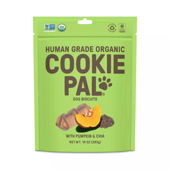 Cookie Pal Pumpkin/Chia Organic Dog Biscuits 10oz