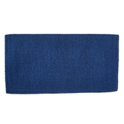 1314-95 San Juan Solid Slate Blue 36x34 New Zealand Wool Saddle Blanket