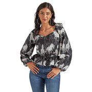 Women's Stampede Peplum Blouse