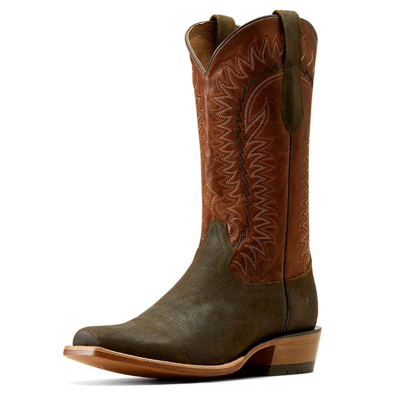 Ariat Men's Futurity Time Olive Roughout Copper Crunch Boot
