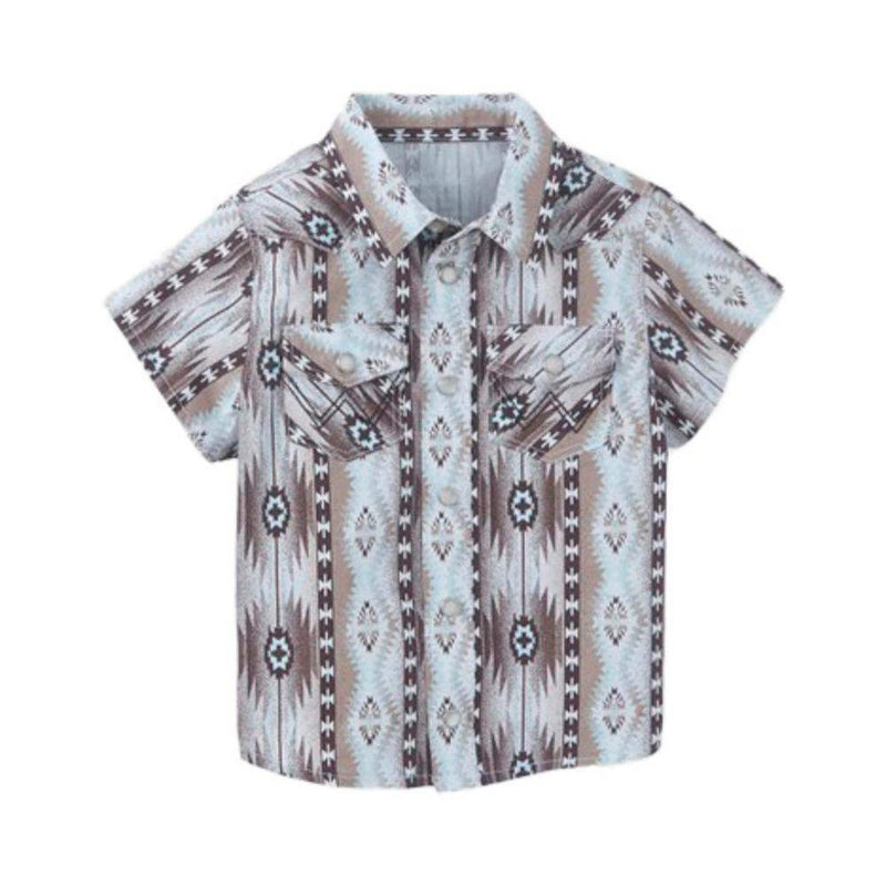 Little Boy's Checotah Western Snap Shirt