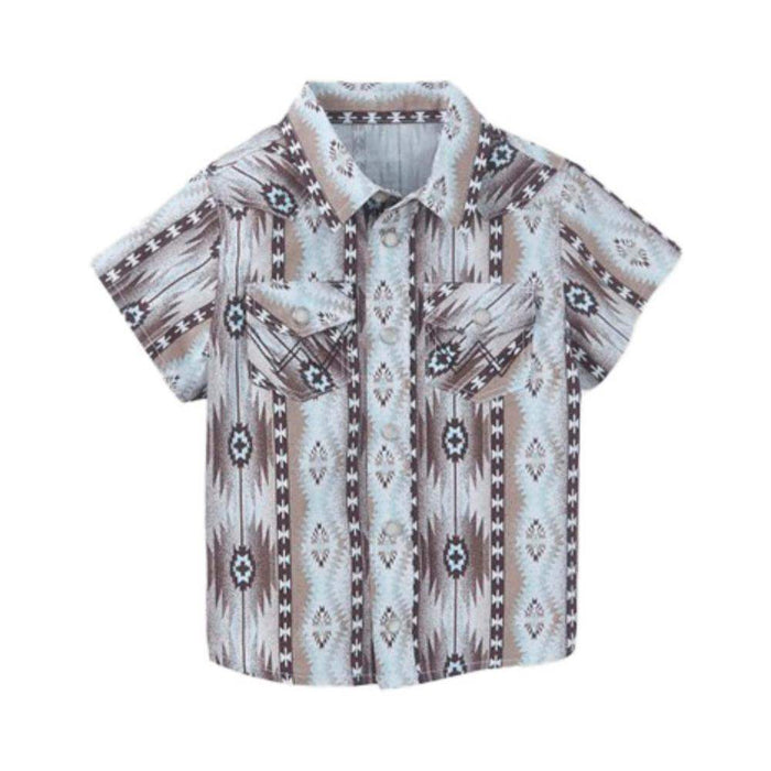 Little Boy's Checotah Western Snap Shirt