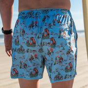 Mens Cowboy Up Swim Trunks