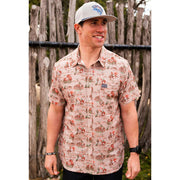 Mens Cowboy Up Performance Polo