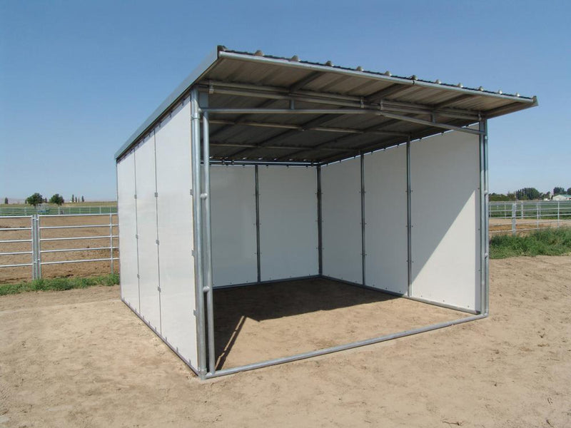12X12 OPEN FRONT SHELTER PACKAGE (NO BOARDS)
