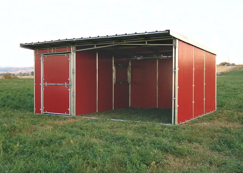 12X12 SHELTER PACKAGE W/ 6 FEED ROOM (NO BOARDS)