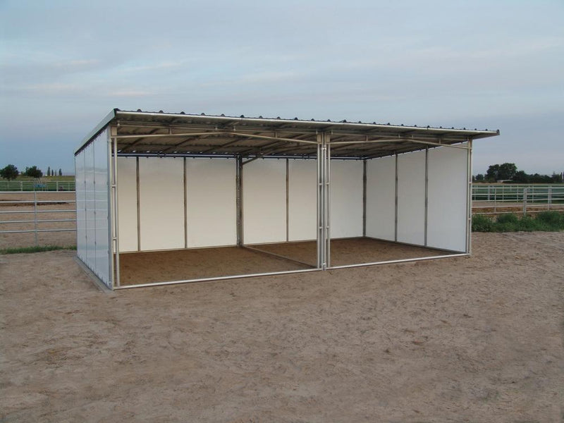 12X24 OPEN FRONT SHELTER PACKAGE (NO BOARDS)