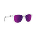 Clear and Purple Arctic Frame Sunglasses
