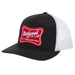 National Ropers Supply Black and White Cap