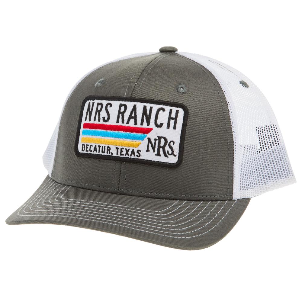 NRS Ranch Grey and White Logo Cap