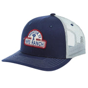 Ranch Windmill Blue and White Logo Cap