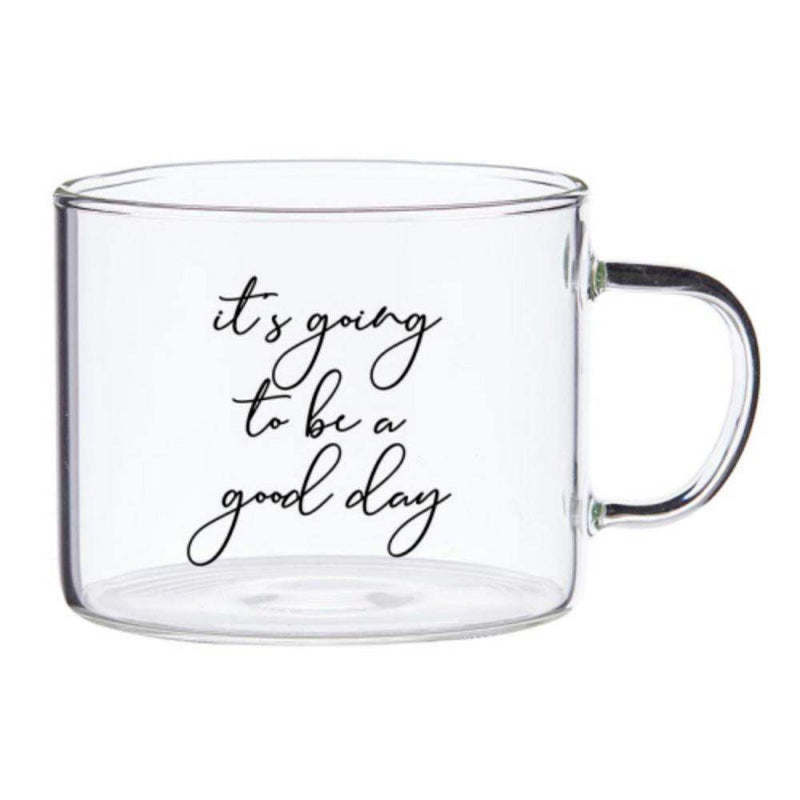 Creative Brands Good Day Glass Mug