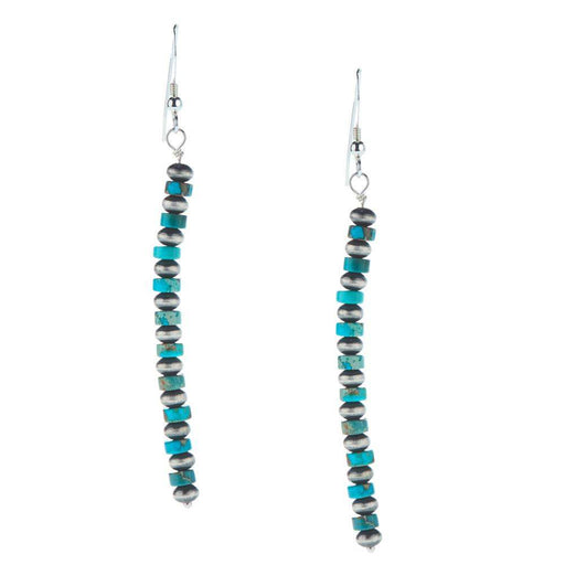 NRS Navajo Pearl and Turquoise Earrings