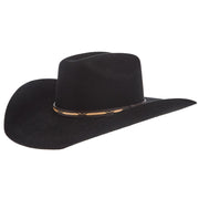 4X Black Amarillo Sky 4 1/8in Brim Wool Hat