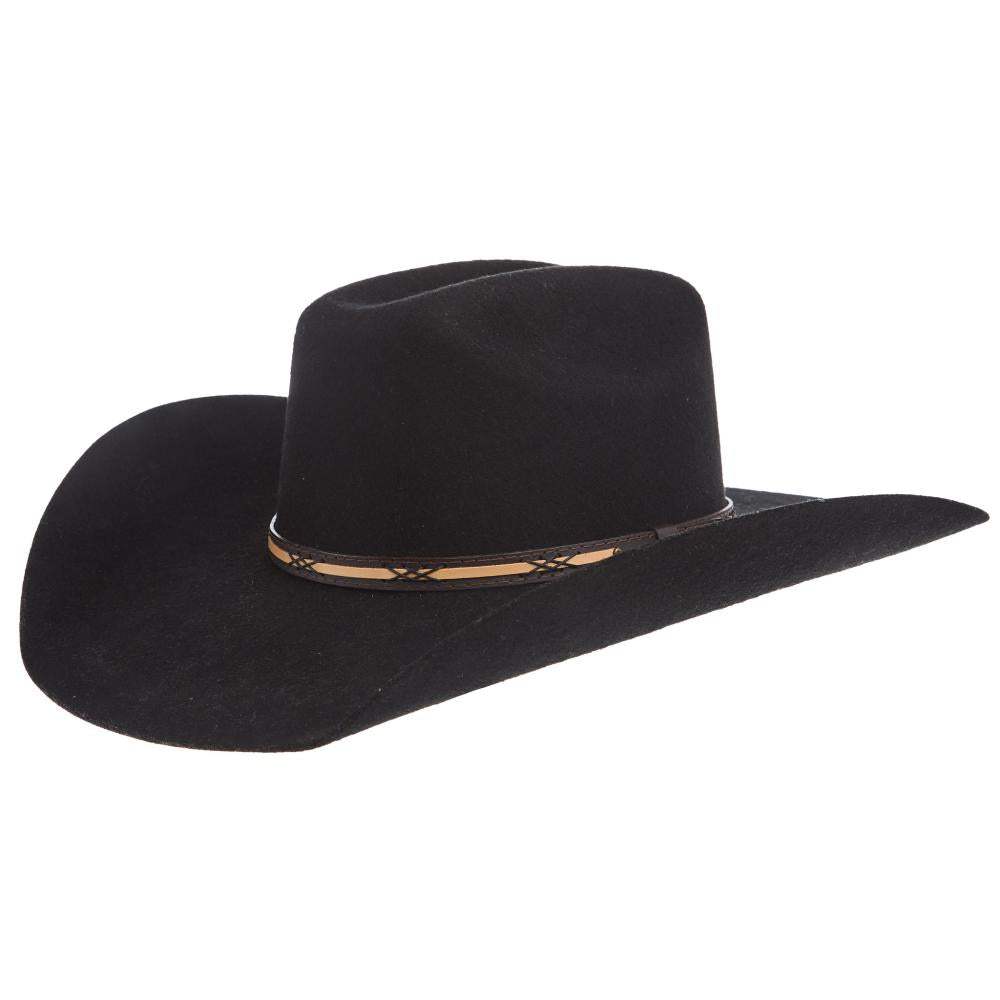 Resistol 4X Black Amarillo Sky 4 1/8in Brim Wool Hat