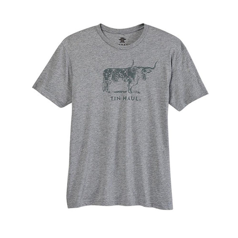 Men's Grey Longhorn Tee