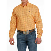 Men's Geometric Print Button Down Shirt