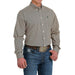 Men's Stretch Medallion Print Button Down Shirt