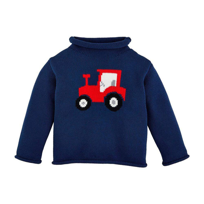 Boy's Tractor Rollneck Sweater