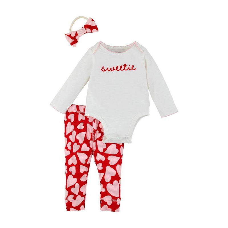 Girl's Sweetie Crawler Set