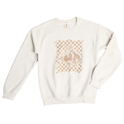 Women's Checkered Bronc Crewneck Sweatshirt