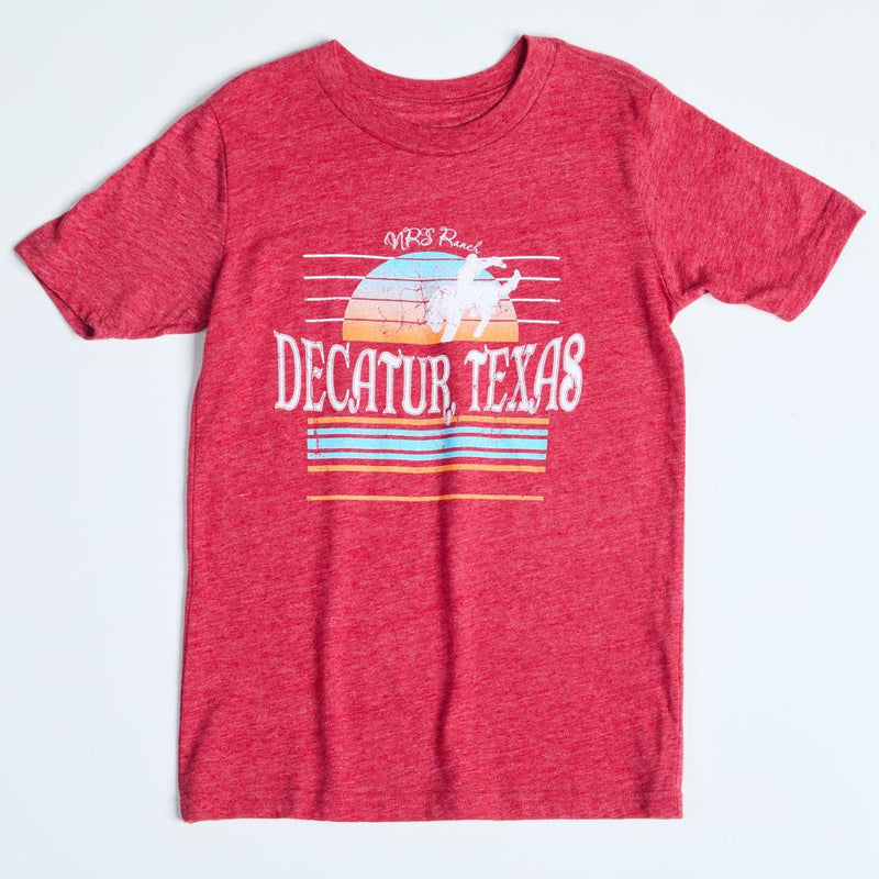 Youth Bronco Cardinal Tee
