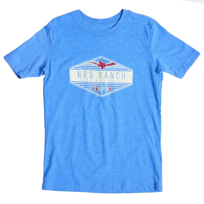 Youth Royal Blue Logo Tee