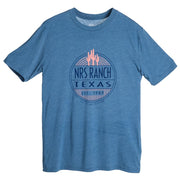 Ranch Cactus Logo Denim Blue Tee